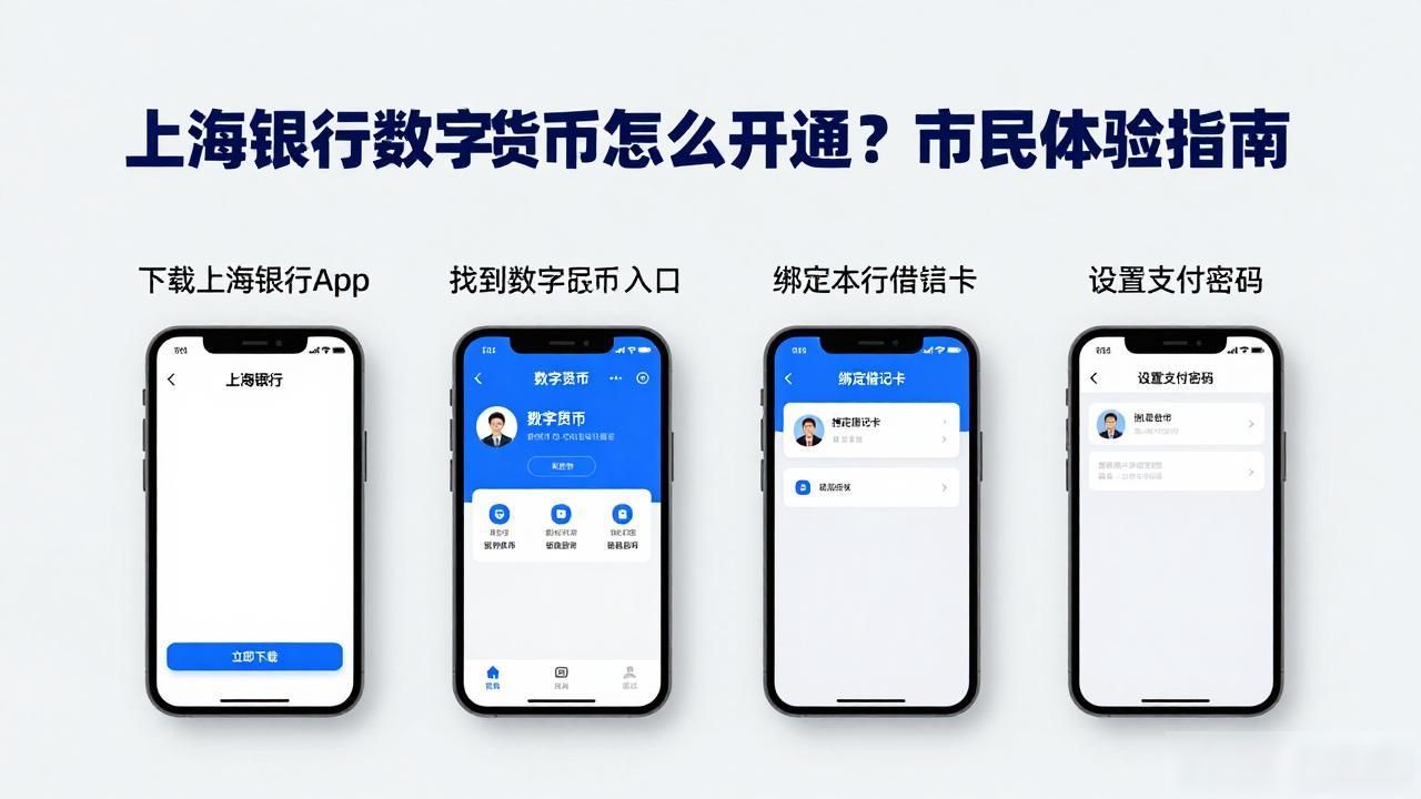 上海银行数字货币怎么开通？市民体验指南