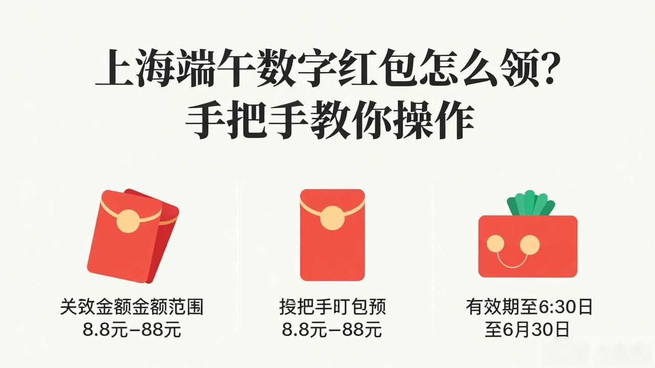 上海端午数字红包怎么领？手把手教你操作