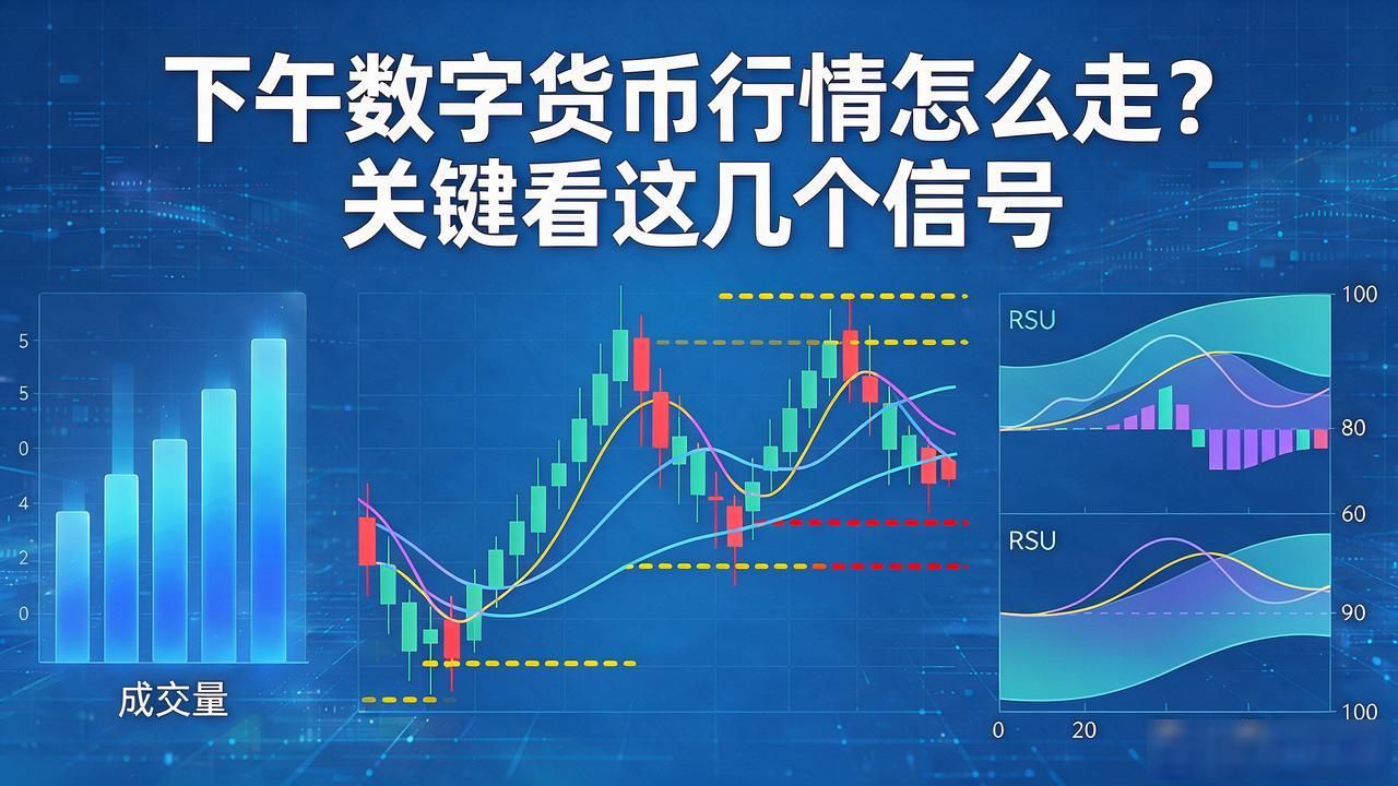 下午数字货币行情怎么走？关键看这几个信号