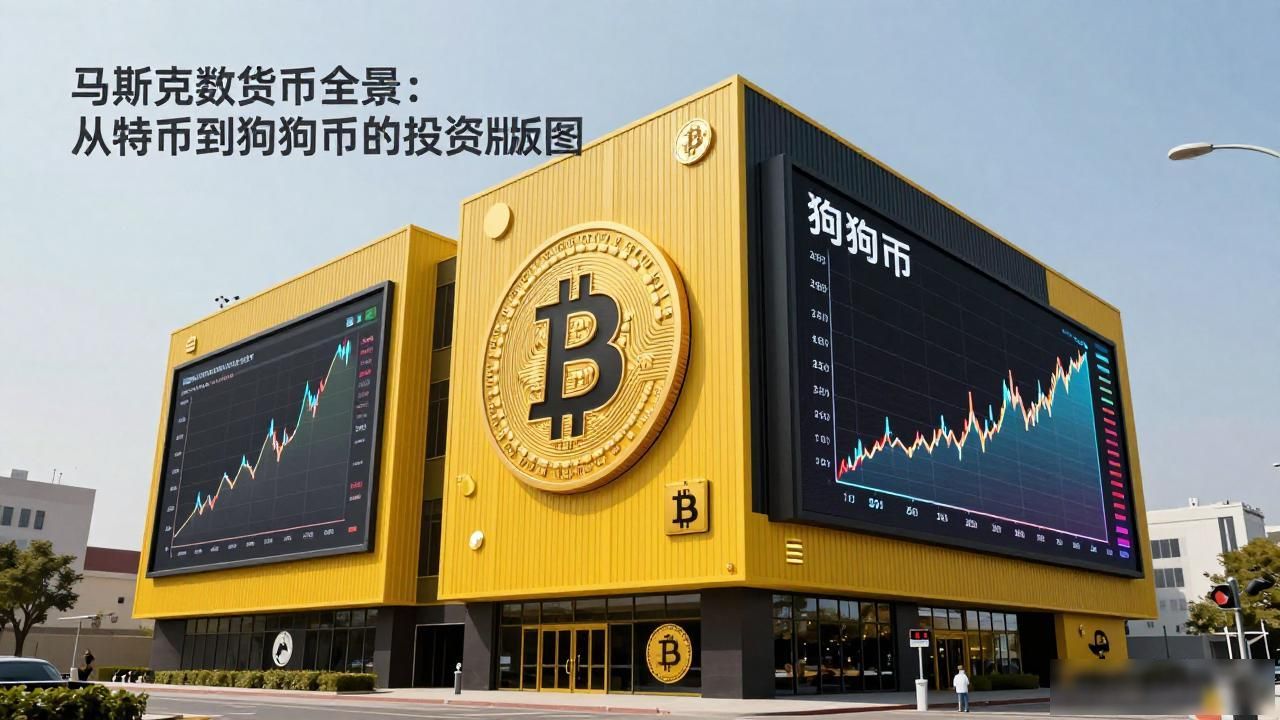 马斯克数字货币全景：从比特币到狗狗币的投资版图