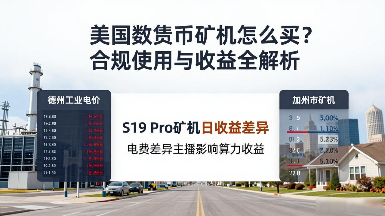 美国数字货币矿机怎么买？合规使用与收益全解析