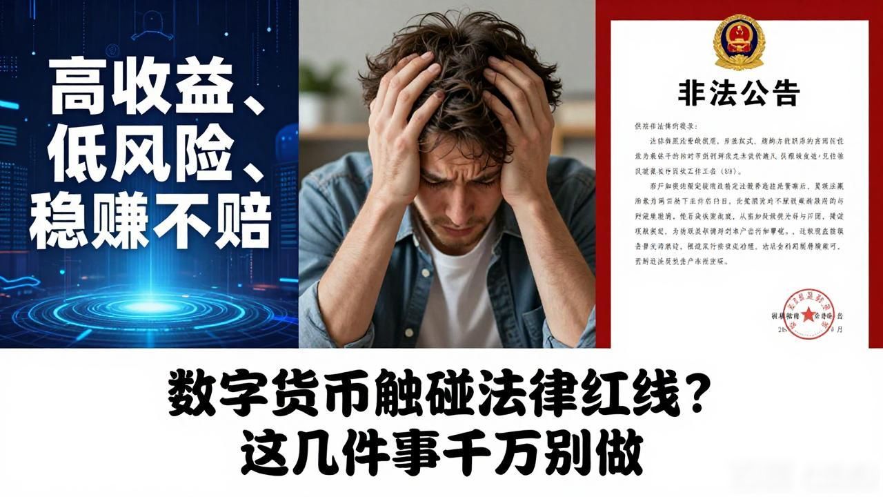 数字货币触碰法律红线？这几件事千万别做