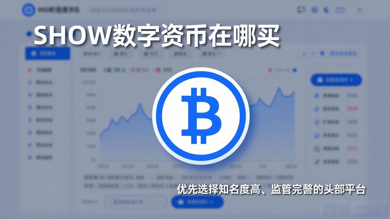 SHOW数字货币在哪买 这几个平台可以看看