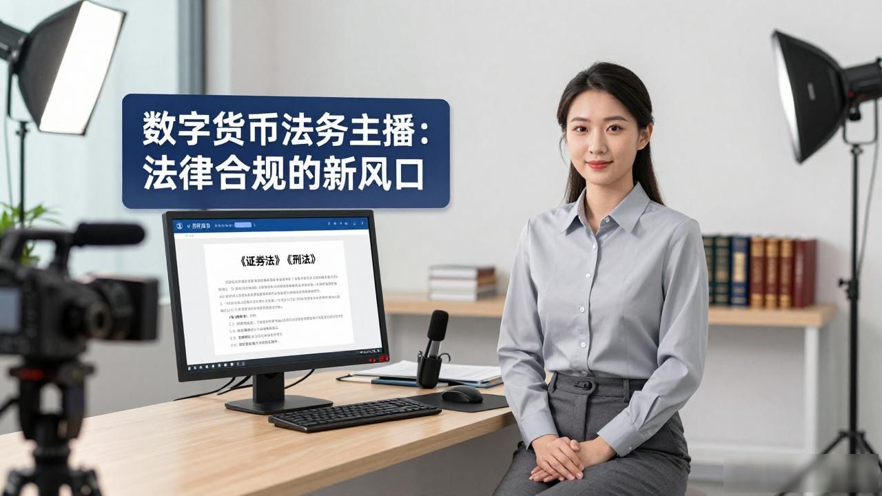 数字货币法务主播：法律合规的新风口