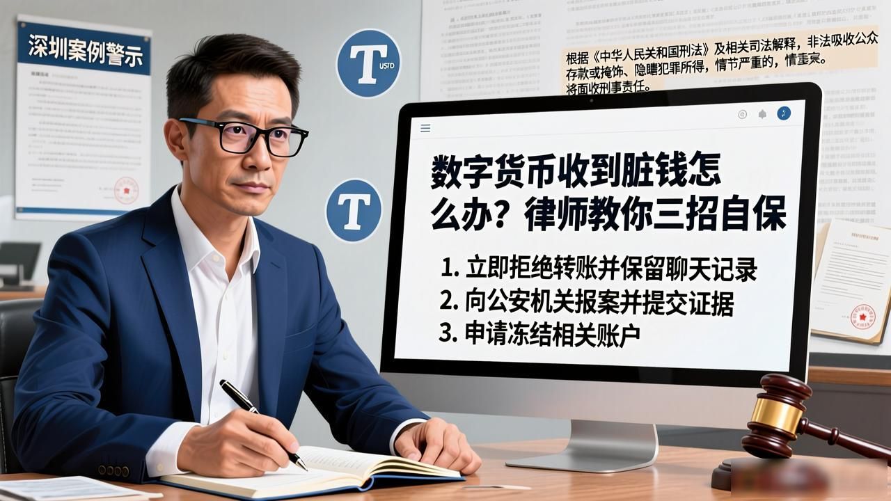 数字货币收到脏钱怎么办？律师教你三招自保