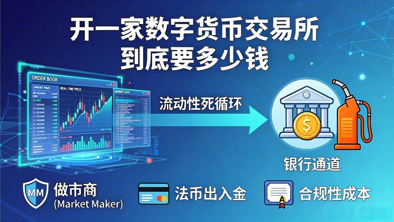 开一家数字货币交易所到底要多少钱