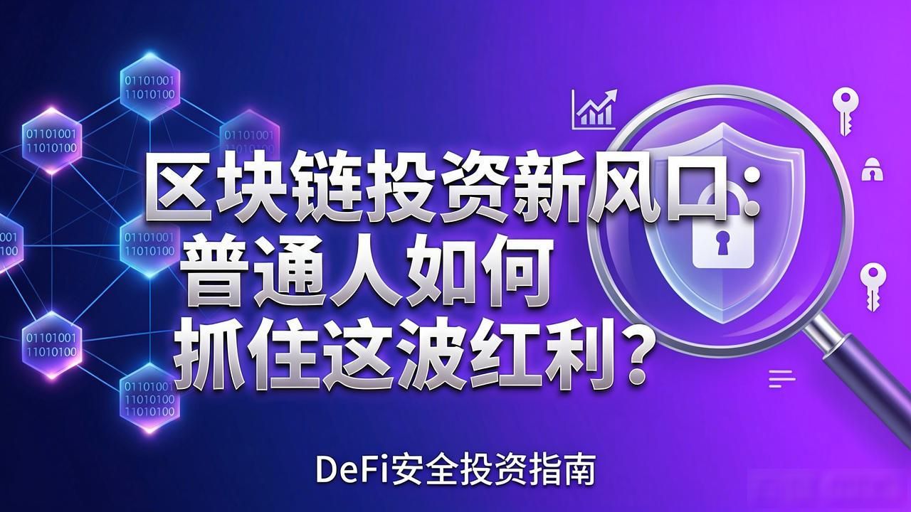 区块链投资新风口：普通人如何抓住这波红利？