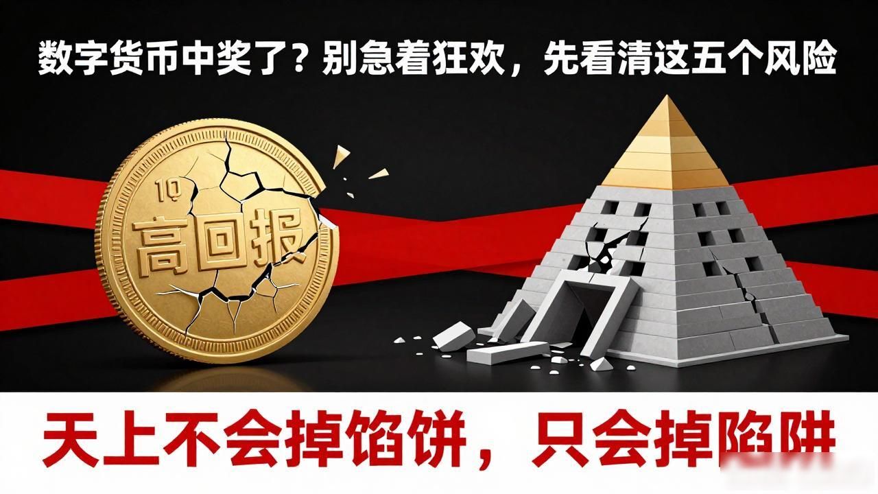数字货币中奖了？别急着狂欢，先看清这五个风险