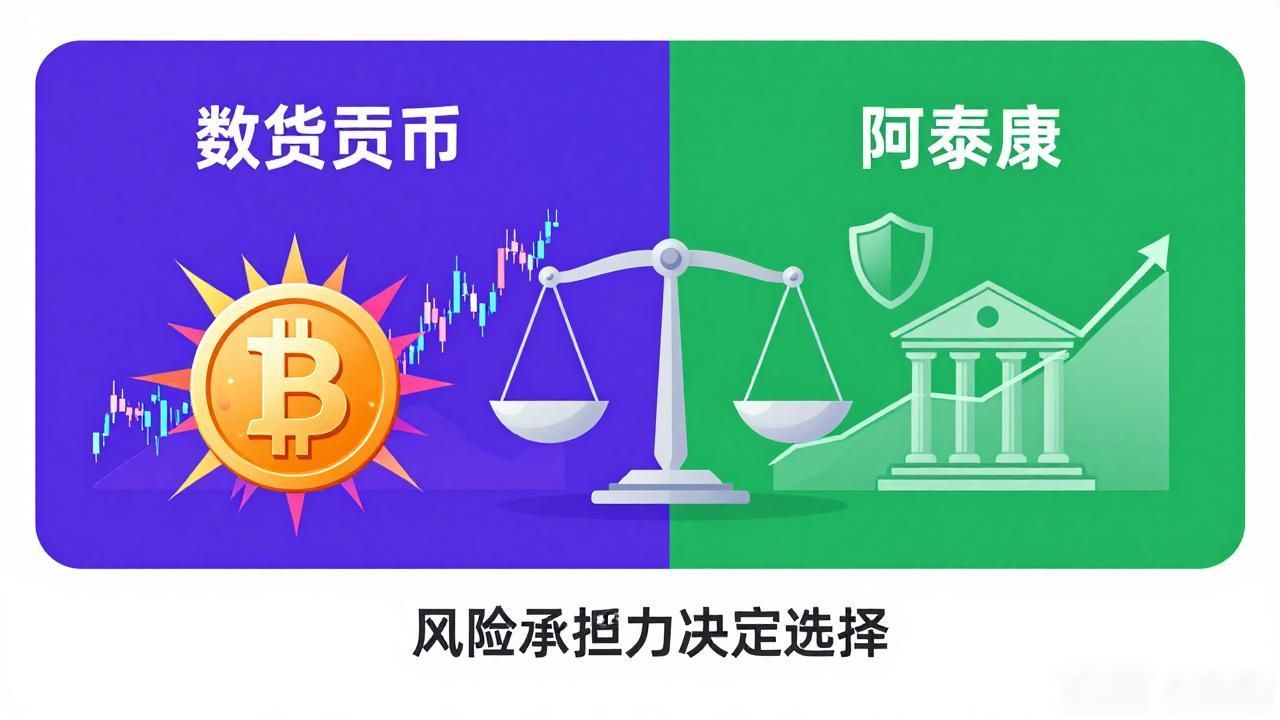 数字货币和阿泰康：普通人该怎么选？
