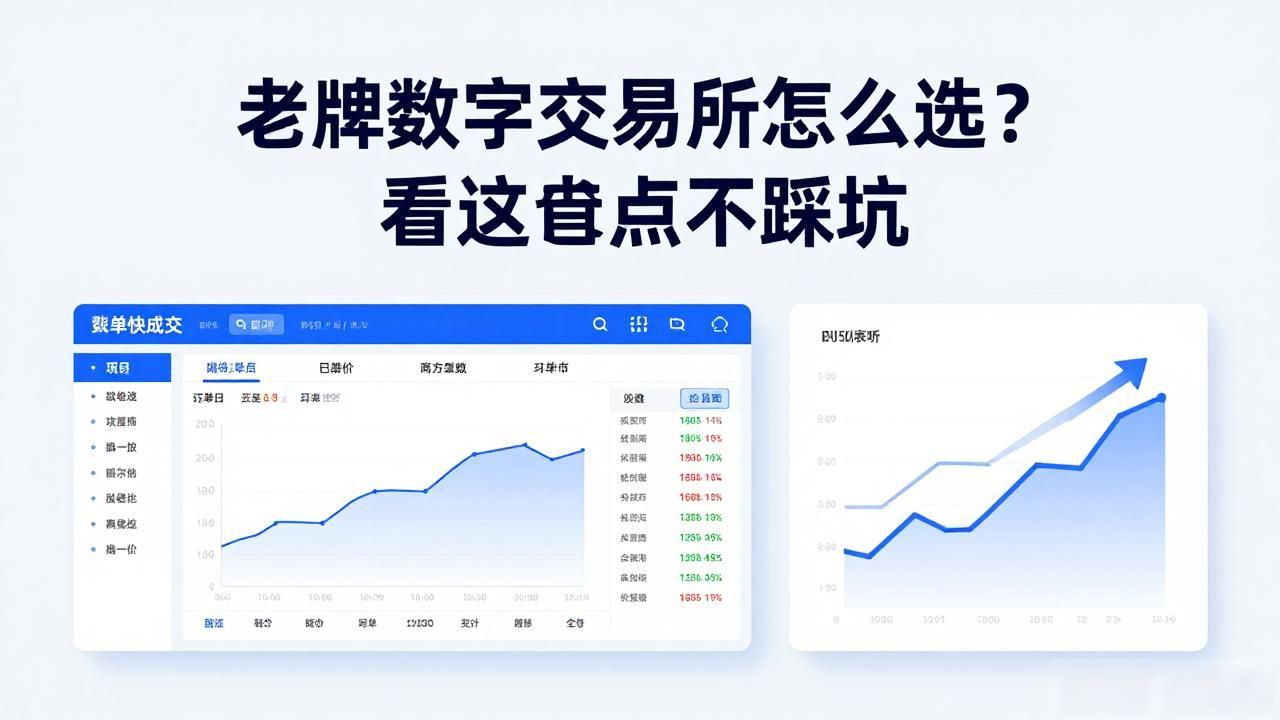 老牌数字交易所怎么选？看这几点不踩坑