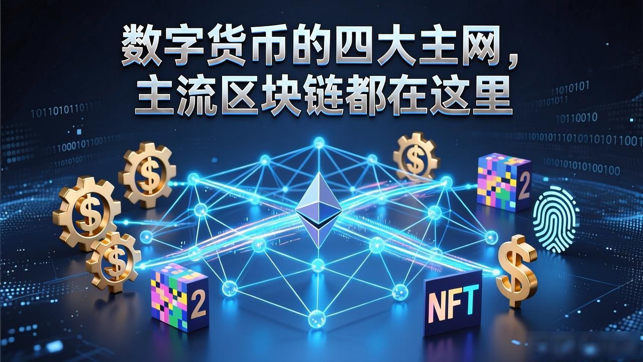 数字货币的四大主网，主流区块链都在这里