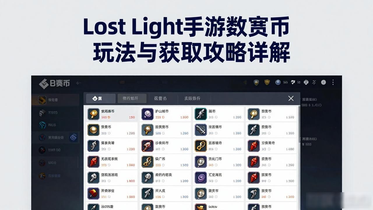 Lost Light手游数字货币玩法与获取攻略详解