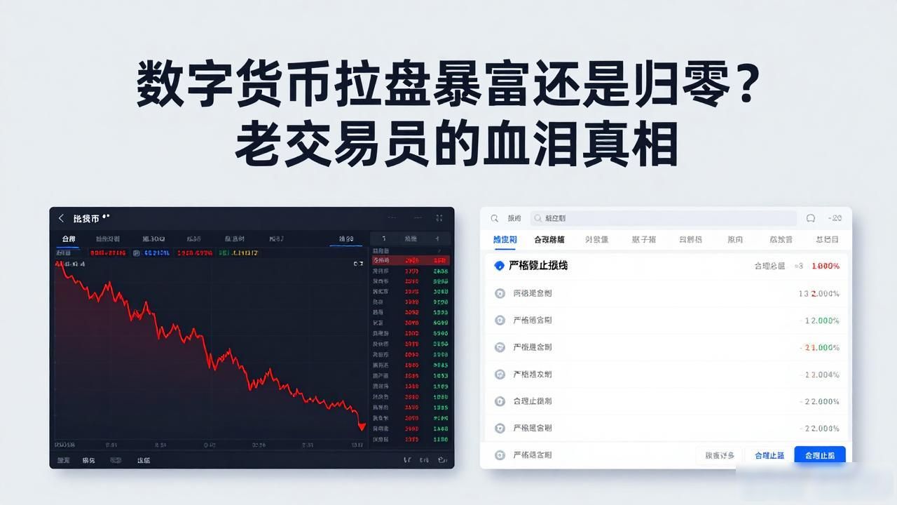 数字货币拉盘暴富还是归零？老交易员的血泪真相
