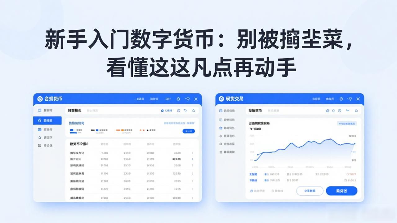新手入门数字货币：别被割韭菜，看懂这几点再动手