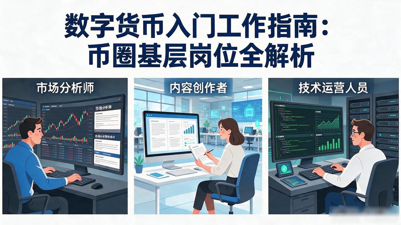 数字货币入门工作指南：币圈基层岗位全解析