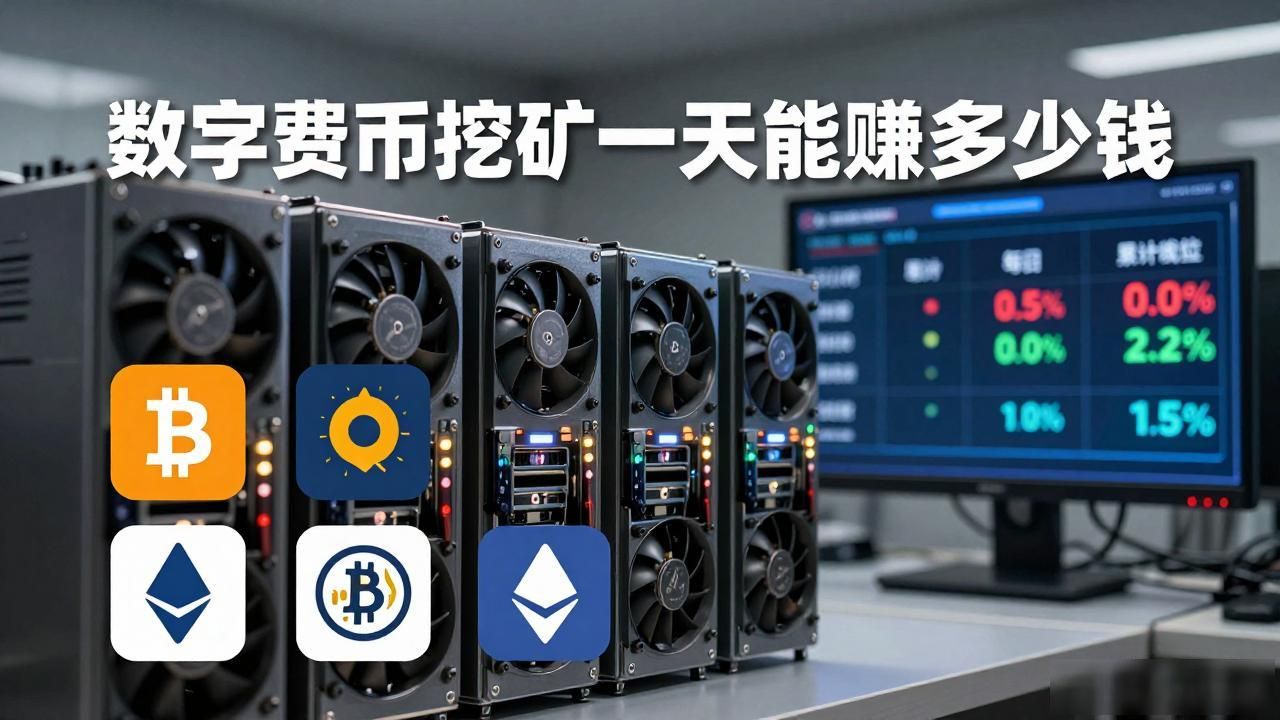 数字货币挖矿一天能赚多少钱