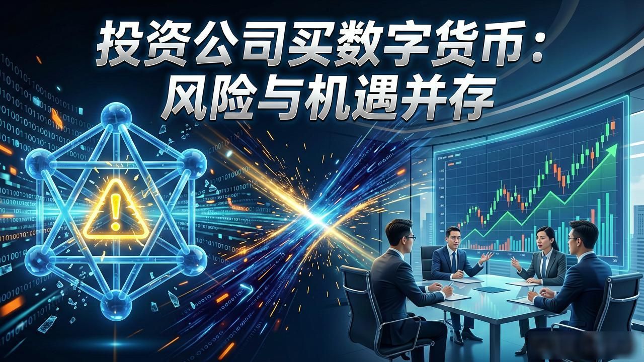 投资公司买数字货币：风险与机遇并存