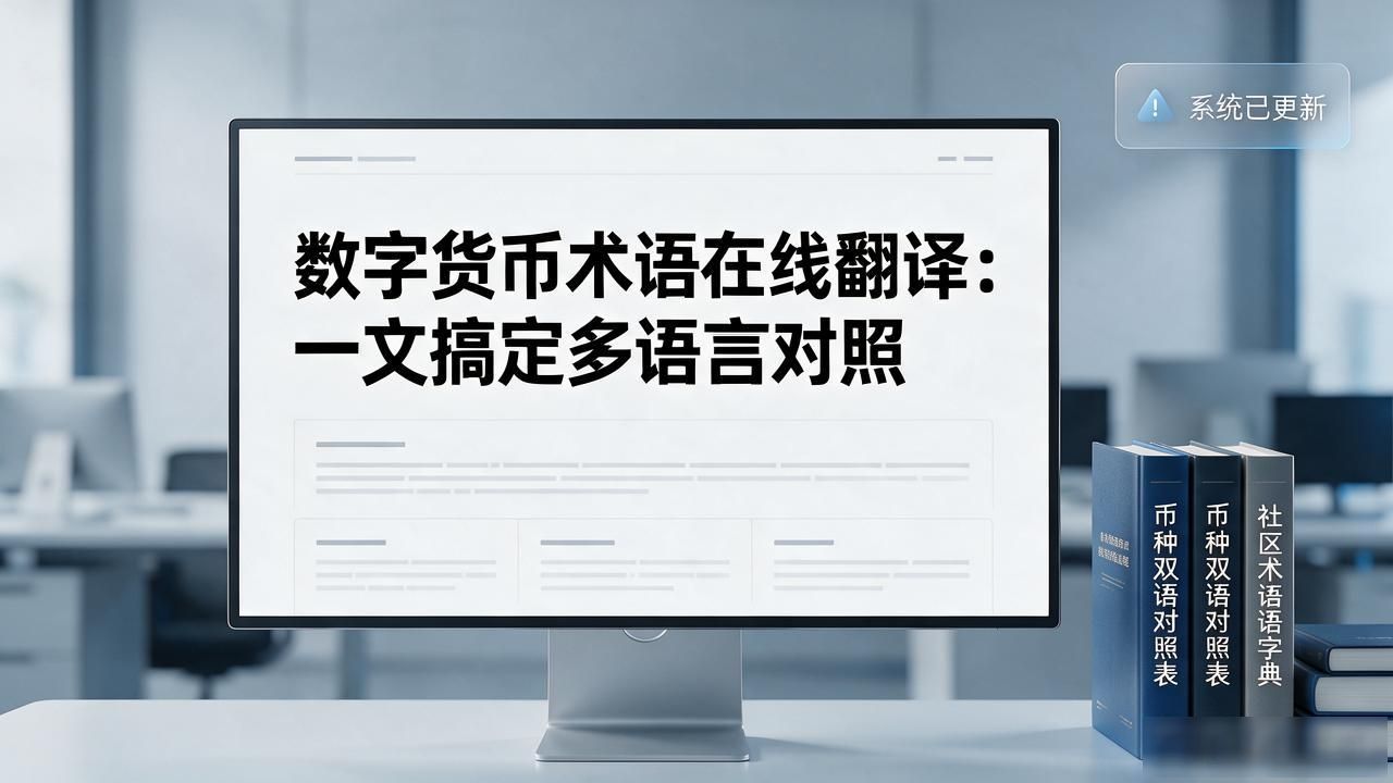 数字货币术语在线翻译：一文搞定多语言对照