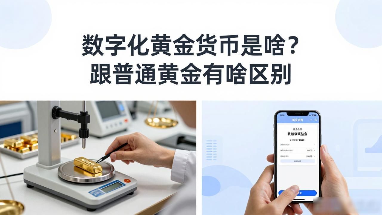 数字化黄金货币是啥？跟普通黄金有啥区别