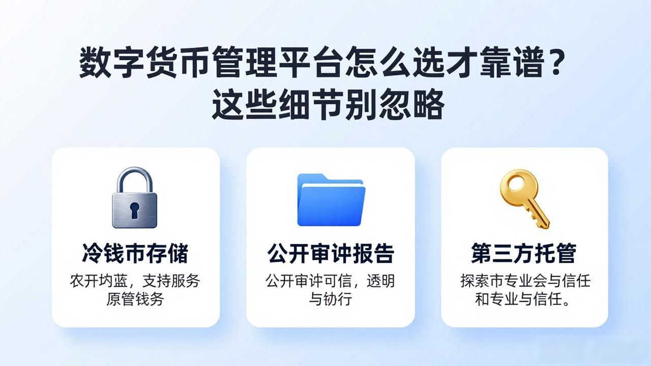 数字货币管理平台怎么选才靠谱？这些细节别忽略